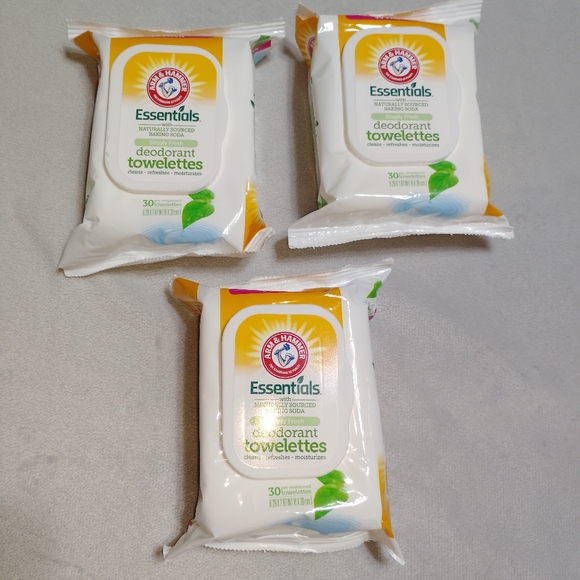 3 Pk Arm and hammer Deodorant Towelettes - Picture 5 of 8